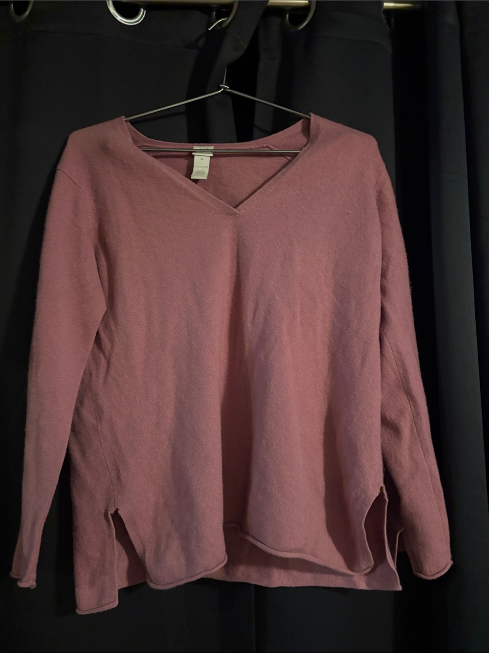 J. Jill Dusty Rose V-Neck Sweater
